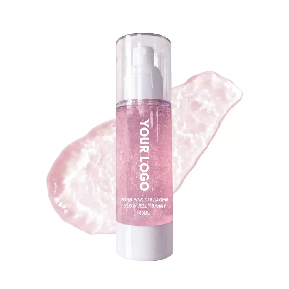 Private Label No Logo Jelly Makeup Setting Spray, Pre-makeup Hydrating & Post-makeup Matte Long-lasting Makeup Fixer