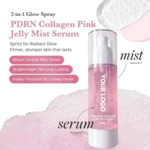 Private Label No Logo Jelly Makeup Setting Spray, Pre-makeup Hydrating & Post-makeup Matte Long-lasting Makeup Fixer