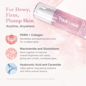 Private Label No Logo Jelly Makeup Setting Spray, Pre-makeup Hydrating & Post-makeup Matte Long-lasting Makeup Fixer
