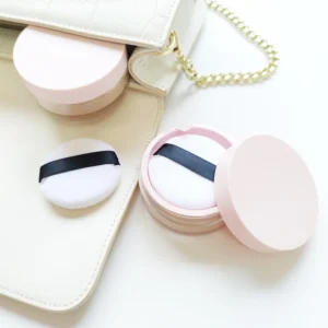 17 Shades Loose Powder with Puff, Oil Absorbing Brightening Long Lasting Setting Powder
