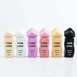 30ml Private Label No Logo Macaron Unique Shaped Matte Setting Spray, Oil Control Long Lasting Finishing Spray for Daily Makeup Fixing