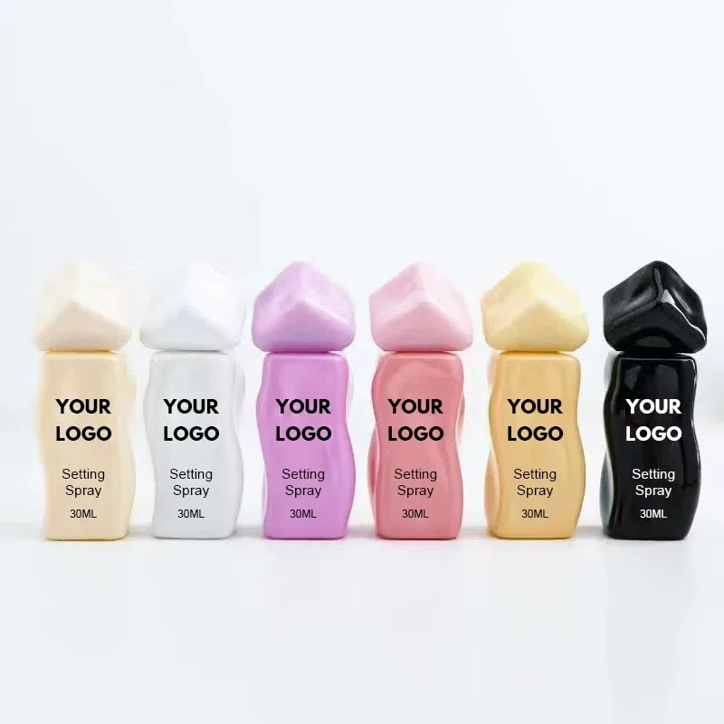 30ml Private Label No Logo Macaron Unique Shaped Matte Setting Spray, Oil Control Long Lasting Finishing Spray for Daily Makeup Fixing