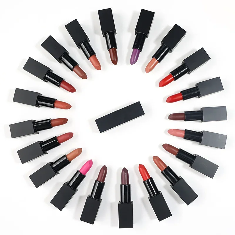 Private Label No Logo Magnetic Lipstick, Glossy & Matte Finish Waterproof Sweat Proof Non-transfer Lip Color