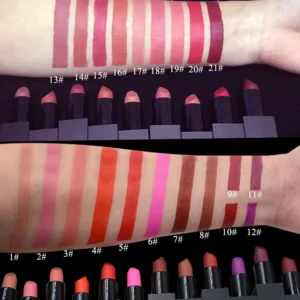 Private Label No Logo Magnetic Lipstick, Glossy & Matte Finish Waterproof Sweat Proof Non-transfer Lip Color