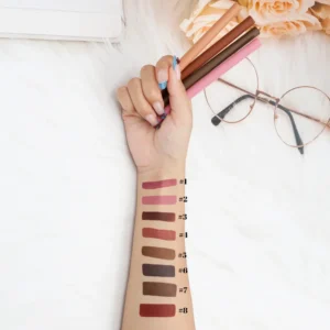 Private Label No Logo Matte Liquid Lip Liner Pen, Waterproof Long Lasting Lip Makeup Pencil