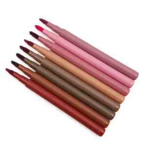 Private Label No Logo Matte Liquid Lip Liner Pen, Waterproof Long Lasting Lip Makeup Pencil