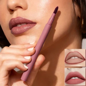 Private Label No Logo Matte Liquid Lip Liner Pen, Waterproof Long Lasting Lip Makeup Pencil