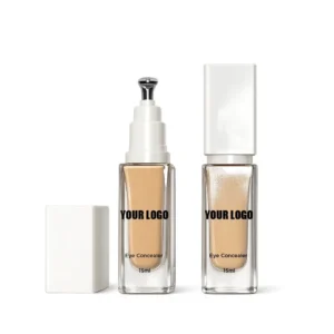 15ml Private Label No Logo 7 Shades Matte Under Eye Liquid Concealer with Zinc Alloy Applicator Tip, Full Coverage Spot Concealing Eye Makeup Cosmetic