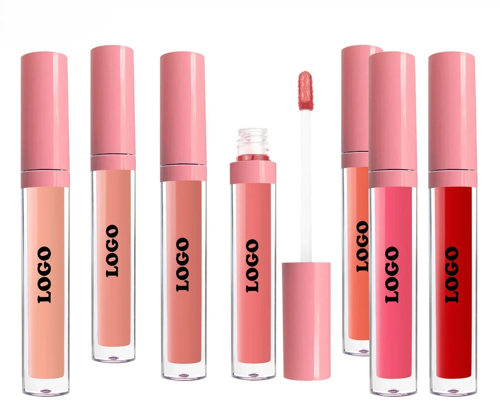 Private Label No Logo Matte Water Mist Non-transfer Long Wear Liquid Lip Gloss Lipstick
