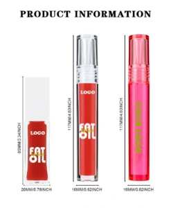Private Label No Logo Mirror Plumping Lip Gloss Oil, Non-transfer Cup Proof Long Lasting Hydrating Dudu Lips Lip Color