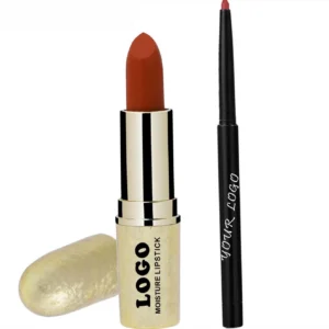 Private Label No Logo Hydrating Mirror Plumping Lipstick & Lip Liner Dudu Lips Lip Makeup Kit