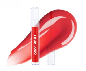 Private Label No Logo Shimmer Mirror Finish Lip Gloss, Hydrating Plumping Non-transfer Cup Proof Long Lasting Lip Color