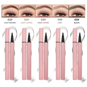 Private Label No Logo Square Waterproof Eyebrow Pencil, Brown Coffee Black Multi-color Brow Pencil