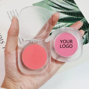 Private Label No Logo Single Shade Cream Blush, Matte Brightening Natural Nude Pink Cream Texture Face Blush