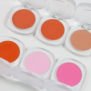 Private Label No Logo Single Shade Cream Blush, Matte Brightening Natural Nude Pink Cream Texture Face Blush