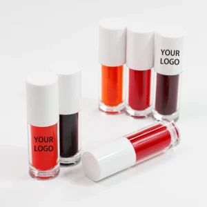 Private Label No Logo Non-transfer Lip Tint, Long Lasting Moisturizing Unscented Tinted Lip Oil & Lip Gloss