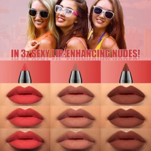 Private Label No Logo Waterproof Matte Nude Lip Liner, Fade Resistant Lip Contour Pencil Ideal for COSplay Daily Lip Makeup for Women