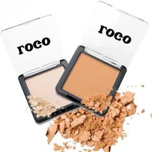 Private Label No Logo Waterproof Sweat Proof Oil Control Pressed Powder, Non-caking Concealing Long Wear Setting Makeup