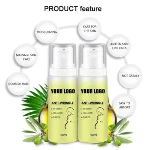 Private Label No Logo Olive Oil Body Massage Oil, Soothing Moisturizing Oil for Stretch Marks Daily Body Skin Care