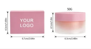 Private Label No Logo Orange Scent Cleansing Balm, Gentle Full Face & Eye Makeup Remover for Sensitive Skin