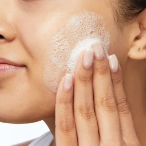 Private Label No Logo Peach Facial Cleanser, Deep Cleansing Hydrating Moisturizing Foam Wash for Daily Skin Care