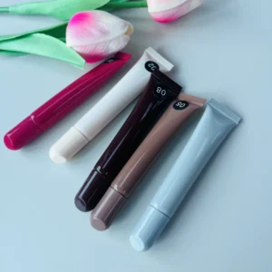 Private Label No Logo 8 Shades Peptide Liquid Lip Gloss, Water Shine Plumping Lip Tint Hydrating Moisturizing Lip Oil Daily Lip Cosmetic