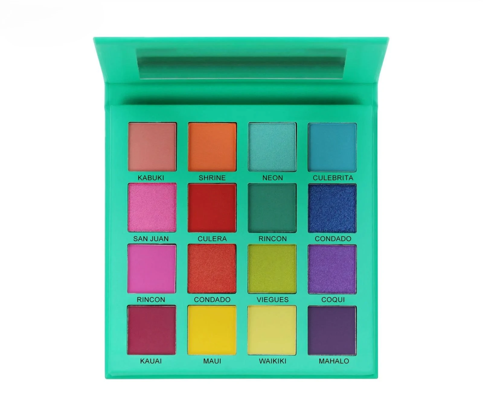 Private Label No Logo Pink Multi-use Eyeshadow Palette, Shimmer Highly Pigmented All-in-One Eye Makeup