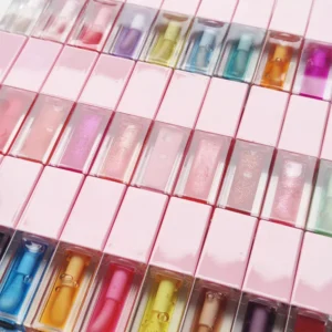Private Label No Logo Plant Based Color Changing Lip Oil, Hydrating Plumping Glossy Lip Balm for Dudu Lips Lip Care