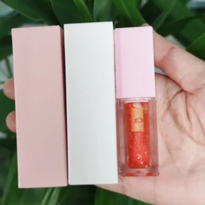 Private Label No Logo Plant Based Color Changing Lip Oil, Hydrating Plumping Glossy Lip Balm for Dudu Lips Lip Care