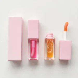Private Label No Logo Plant Based Color Changing Lip Oil, Hydrating Plumping Glossy Lip Balm for Dudu Lips Lip Care