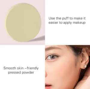 Private Label No Logo Pressed Powder with Puff, Brightening Contour Concealer Long Lasting Face Setting Powder