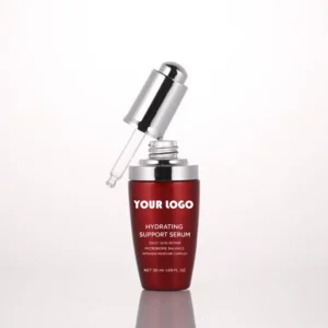 Private Label No Logo 50ml Red Version Gentle Facial Serum, Hydrating Brightening Firming Repair Skin Care Essence