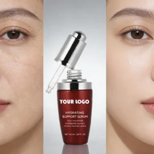 Private Label No Logo 50ml Red Version Gentle Facial Serum, Hydrating Brightening Firming Repair Skin Care Essence