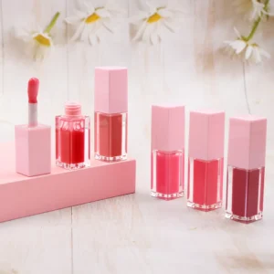 Private Label No Logo Moisturizing Lip Balm & Lip Gloss, Shimmer Glossy Nourishing Lip Makeup Cosmetics
