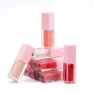 Private Label No Logo Moisturizing Lip Balm & Lip Gloss, Shimmer Glossy Nourishing Lip Makeup Cosmetics