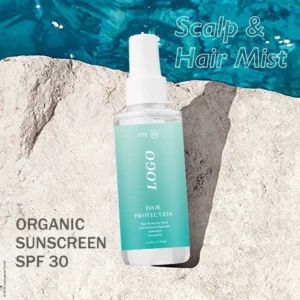 Private Label No Logo 100ml SPF30 Hair Protection Spray, Lightweight Non-greasy Leave-in Hair Care Spray