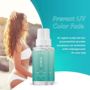 Private Label No Logo 100ml SPF30 Hair Protection Spray, Lightweight Non-greasy Leave-in Hair Care Spray