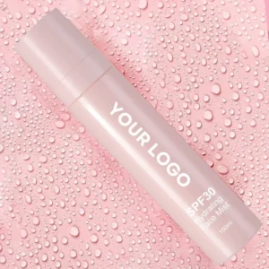 Private Label No Logo Refreshing Setting Spray SPF30, 60ml/80ml/100ml Hydrating Long Wear Makeup Finishing Spray