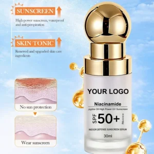 Private Label No Logo SPF50+ Protective Isolation Cream, Nourishing Skin Care Primer for Indoor Daily Protection