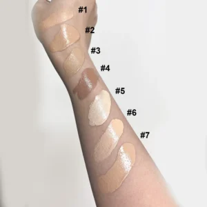 Private Label No Logo 14 Shades SPF55 Sheer Skin Tint, Lightweight Hydrating Foundation Daily Face Makeup Cream