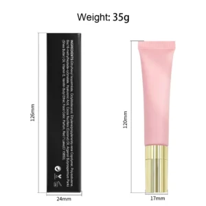 Private Label No Logo Temperature Changing Lip Oil, Plant Based Squeeze Tube with Zinc Alloy Tip Plumping Lip Makeup