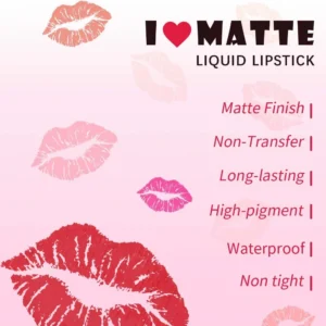 Private Label No Logo Velvet Matte Lipstick Lip Gloss & Lip Liner Complete Lip Makeup Set