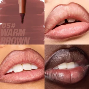 Private Label No Logo 8 Shades Velvet Matte Lip Liner Pencil, Waterproof Plumping Long Lasting Lipstick Cosmetic for Women Daily Lip Makeup
