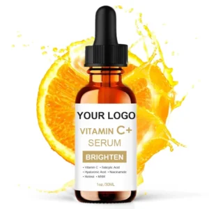 Private Label No Logo 30ml Vitamin C Face Serum, Hydrating Brightening Repair Facial Essence