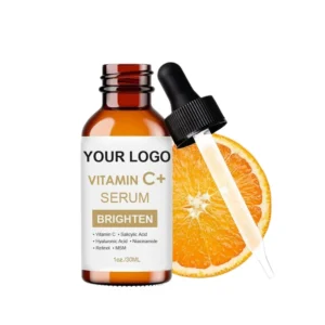 Private Label No Logo 30ml Vitamin C Face Serum, Hydrating Brightening Repair Facial Essence