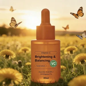 Private Label No Logo Vitamin C Facial Serum, Hydrating Moisturizing Firming Anti Aging Repair Essence for Daily Facial Skin Care