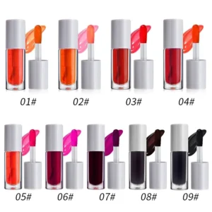 Private Label No Logo Waterproof Non-transfer Lip Tint, Long Lasting Moisturizing Tinted Lip Oil