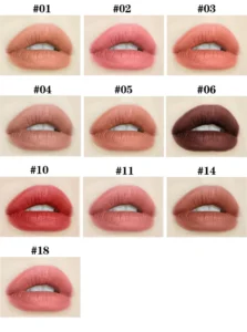 Private Label No Logo White Square Tube Matte Lipstick, Non-transfer Cup Proof Long Wearing Lip Color