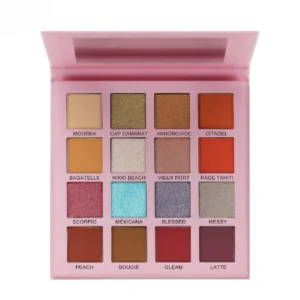 Private Label No Logo Wholesale Earth Tone Matte Shimmer Multi-shade Eyeshadow Palette Beauty Eye Makeup