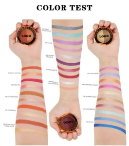 Multi-use Purple Matte Fine Glitter Eyeshadow Palette, Ideal for Daily Eye Makeup and Tear Trough Brightening